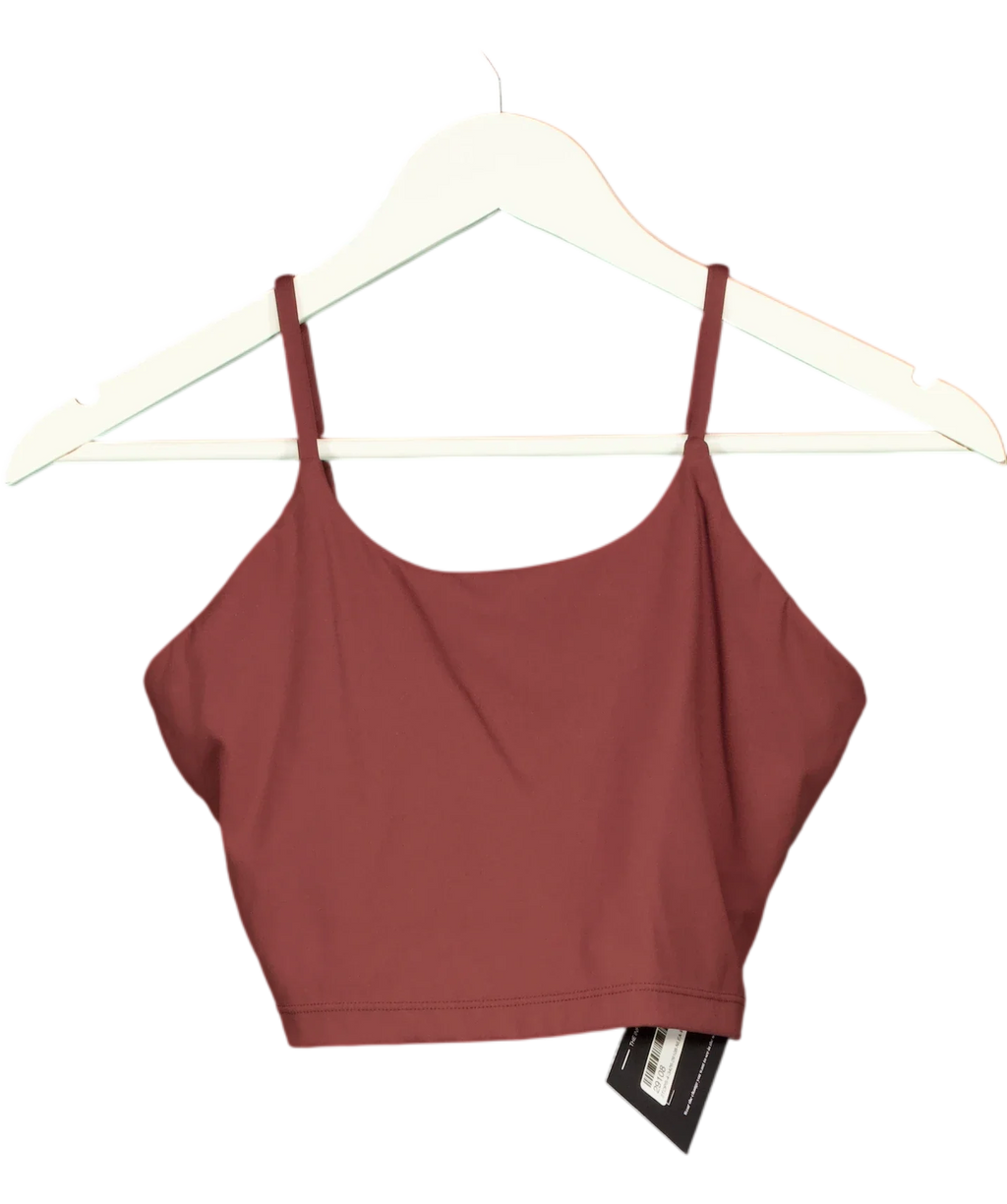 Adanola Red Ultimate Tank Sports Bra Mulberry Red, size UK S — front