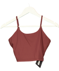 Adanola Red Ultimate Tank Sports Bra Mulberry Red, size UK S — front