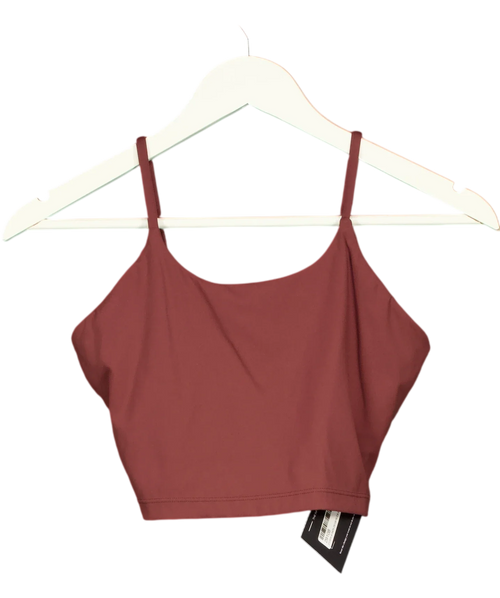 Adanola Red Ultimate Tank Sports Bra Mulberry Red, size UK S — front