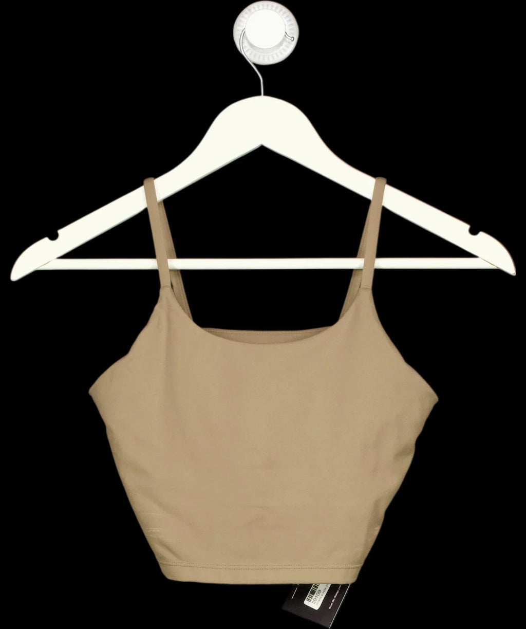 Adanola Beige Ultimate Tank Sports Bra Desert Taupe BEIGE, size UK S — detail