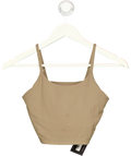 Adanola Beige Ultimate Tank Sports Bra Desert Taupe BEIGE, size UK S — front