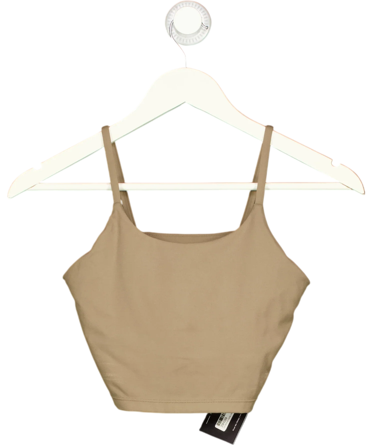 Adanola Beige Ultimate Tank Sports Bra Desert Taupe BEIGE, size UK S — front