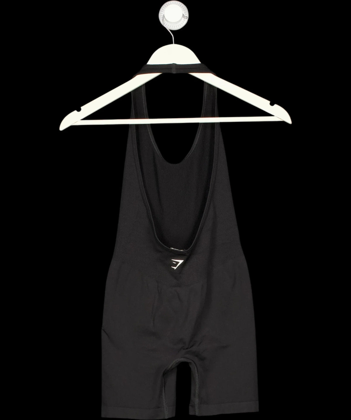 GYMSHARK Black Everyday Seamless 5" All in One Short Black, size UK S — label
