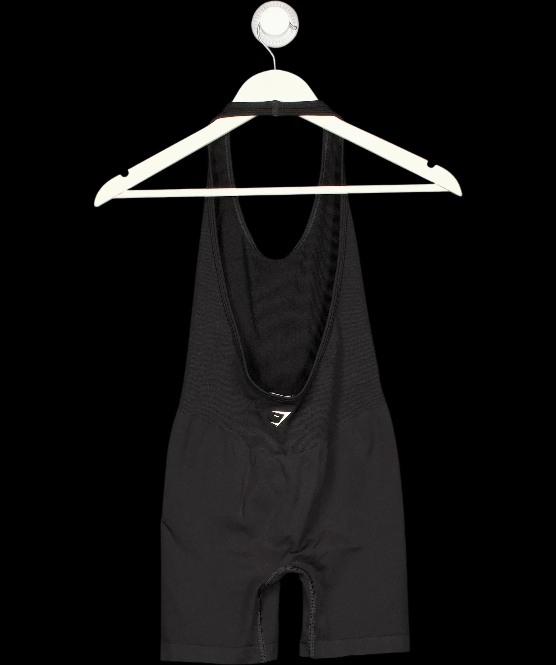 GYMSHARK Black Everyday Seamless 5" All in One Short Black, size UK S — label