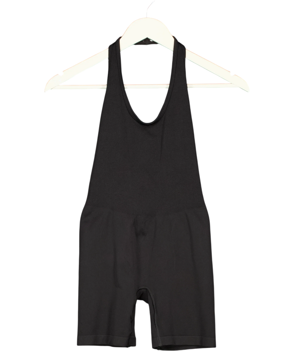GYMSHARK Black Everyday Seamless 5" All in One Short Black, size UK S — front