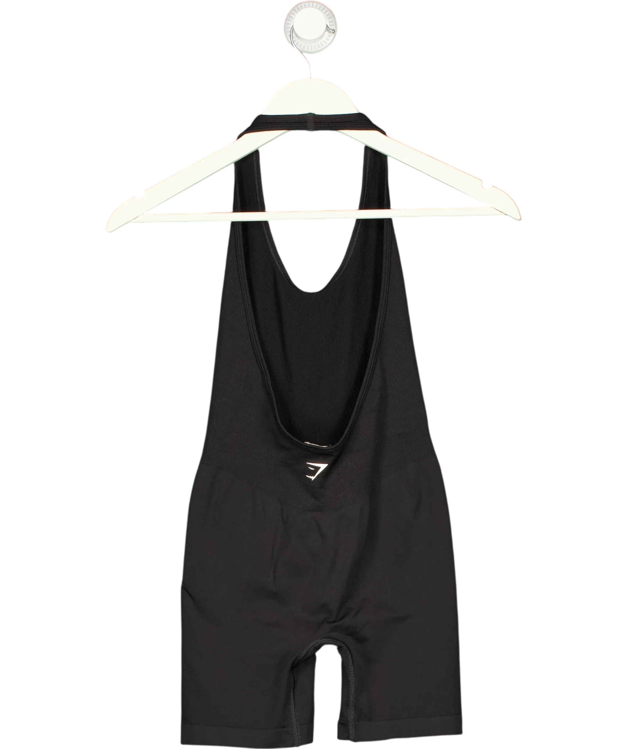 GYMSHARK Black Everyday Seamless 5" All in One Short Black, size UK S — back