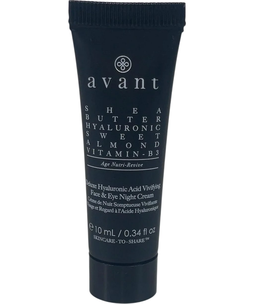 Avant Deluxe Hyaluronic Acid Vivifying Face & Eye Night Cream, size 10ml — front