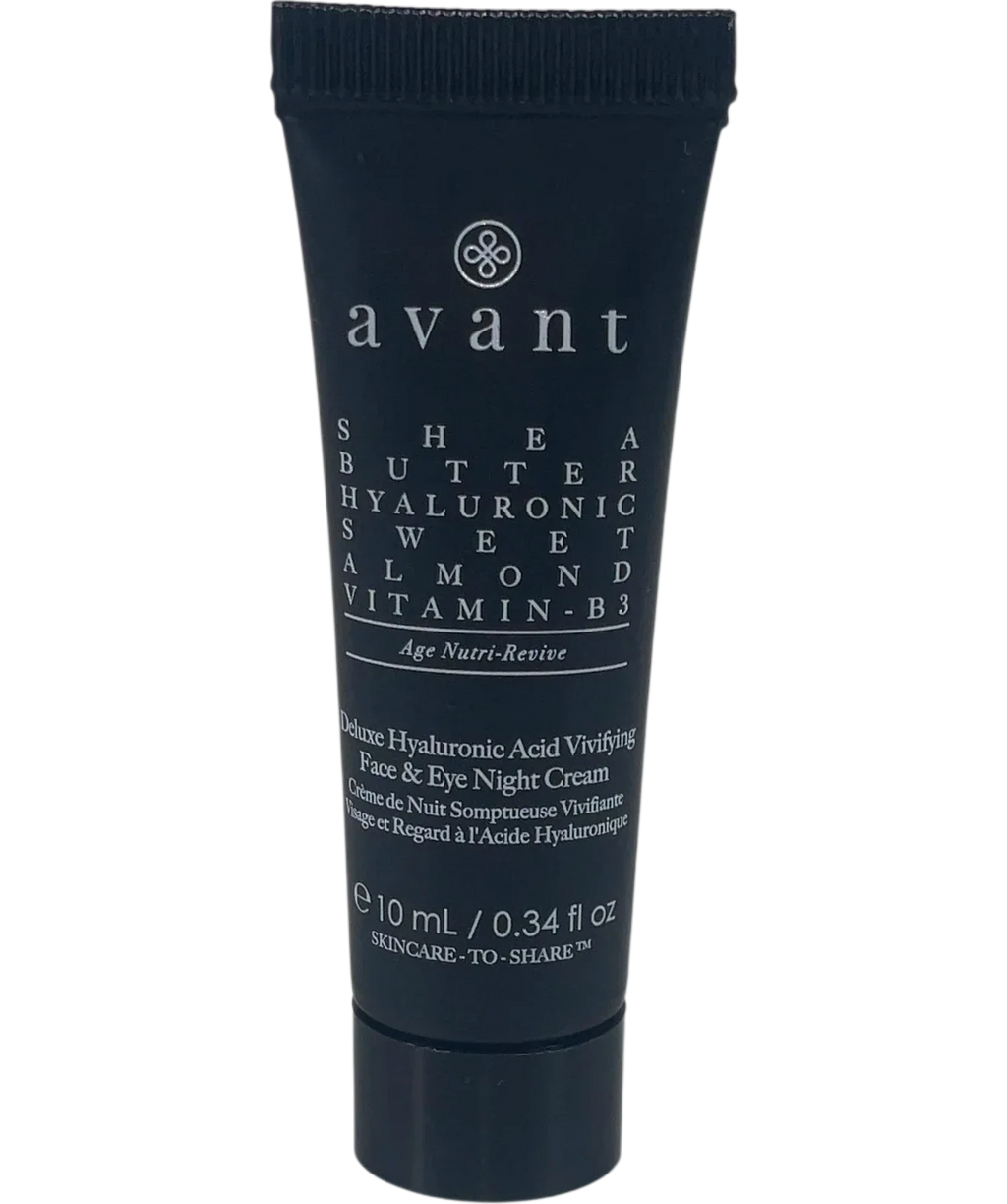 Avant Deluxe Hyaluronic Acid Vivifying Face & Eye Night Cream, size 10ml — front