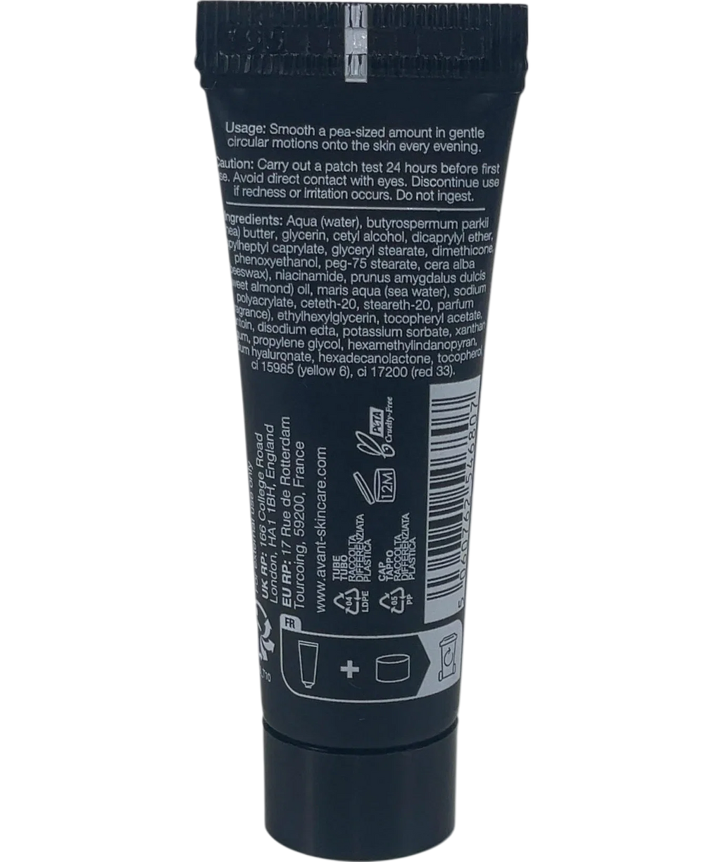 Avant Deluxe Hyaluronic Acid Vivifying Face & Eye Night Cream, size 10ml — back