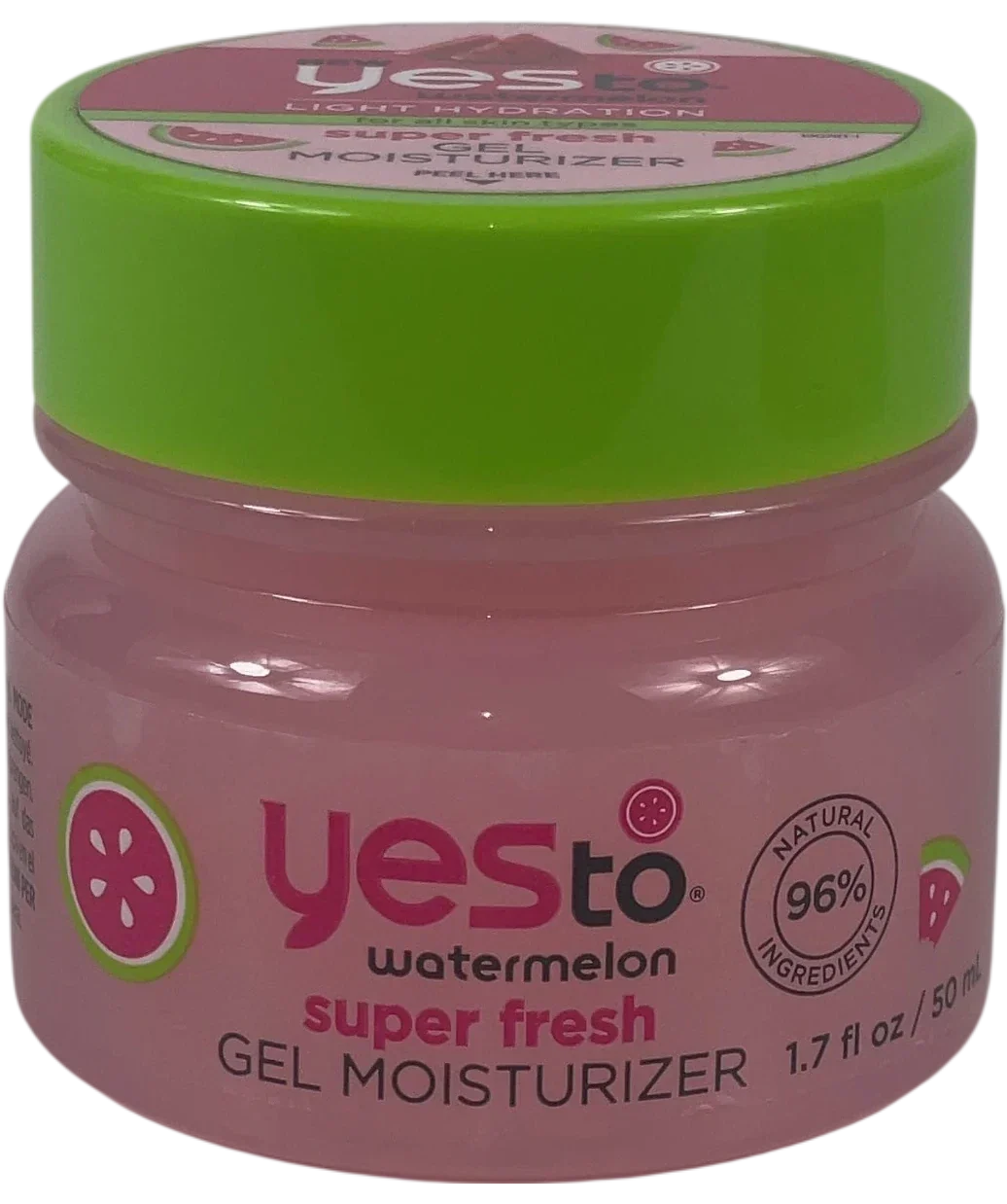 Yes to. Super Fresh Gel Moisturizer Pink, size 50ml — front