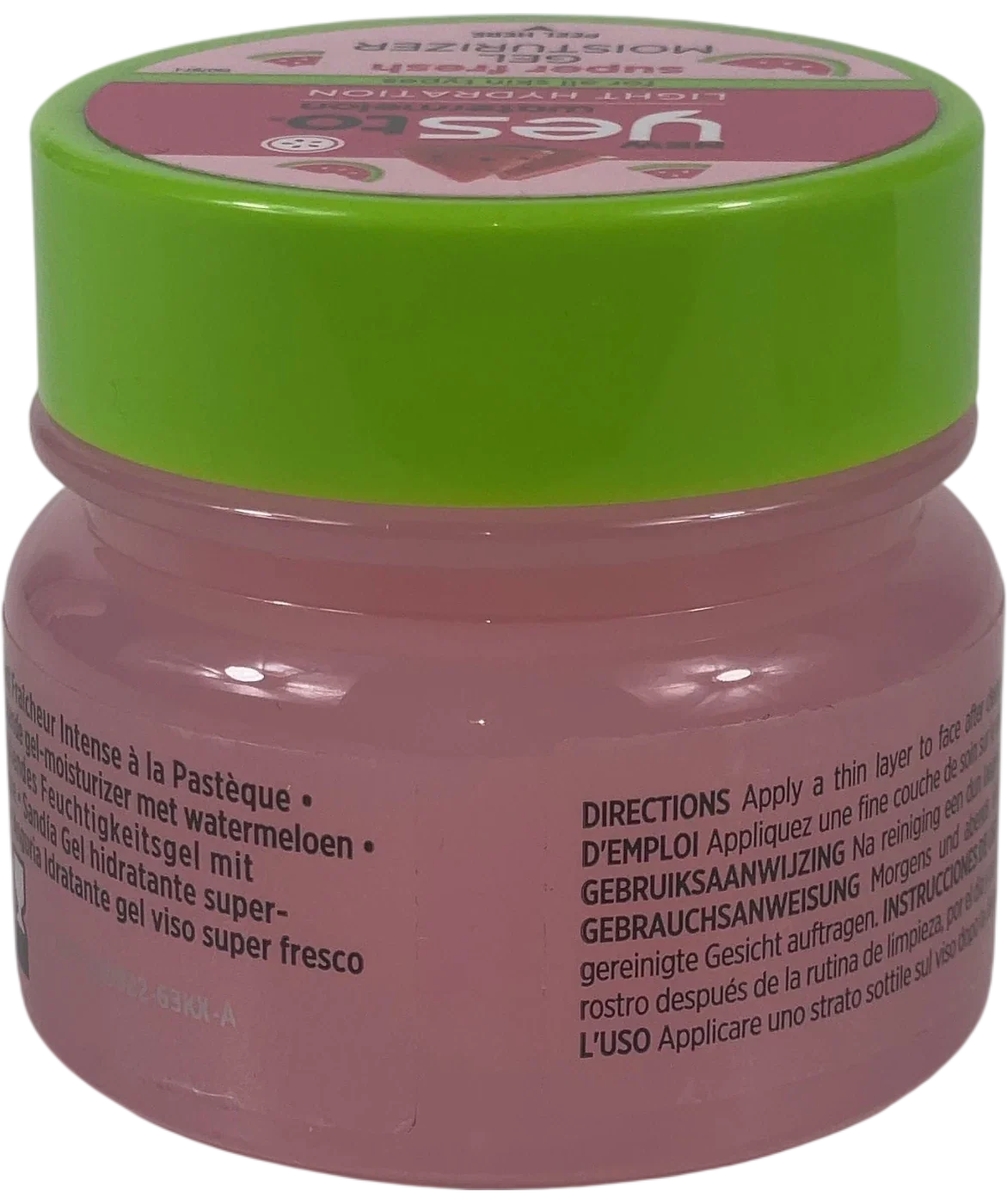 Yes to. Super Fresh Gel Moisturizer Pink, size 50ml — back
