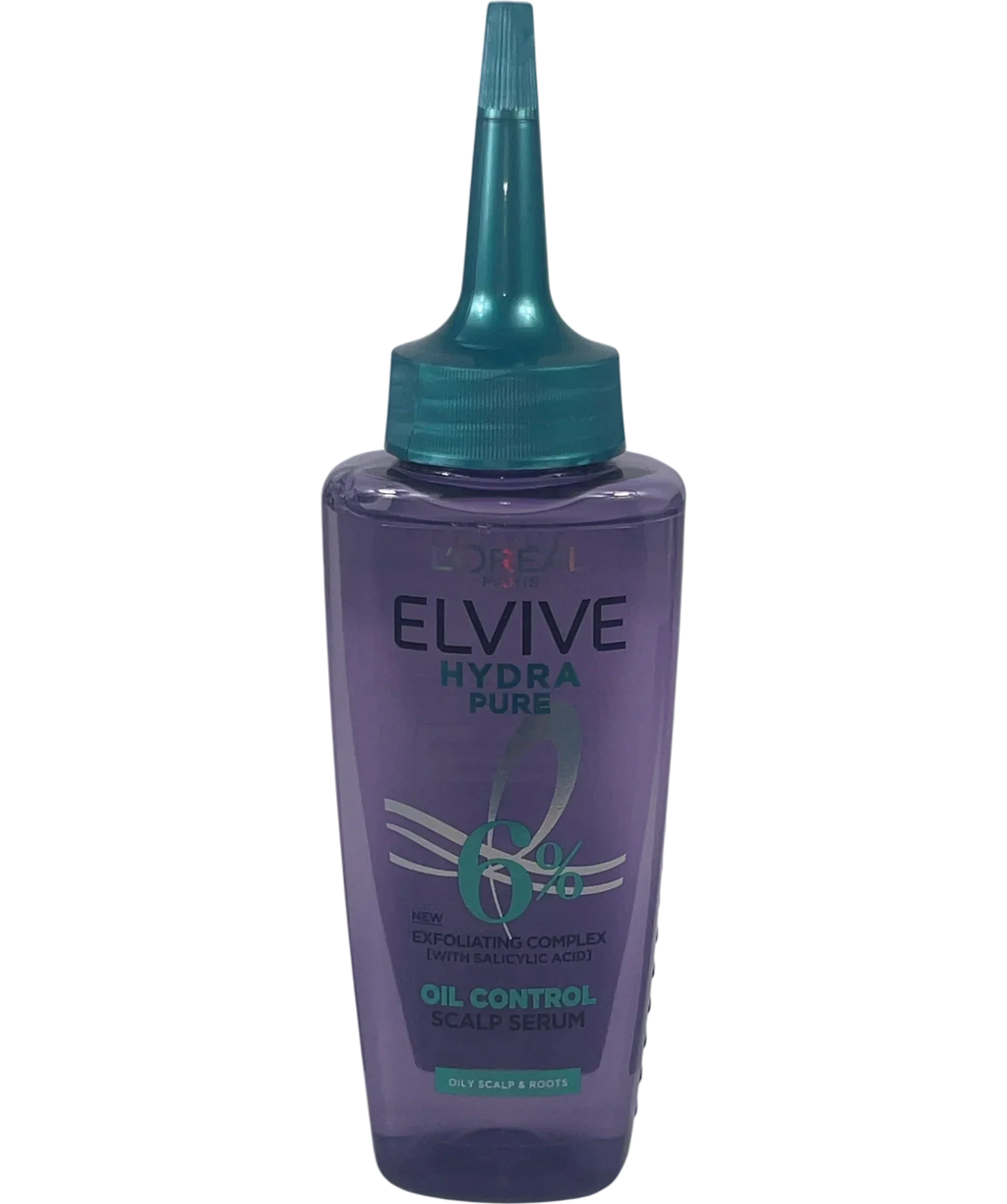 L'Oreal Elvive Hydra Pure Oil Control Scalp Serum, size 102ml — front