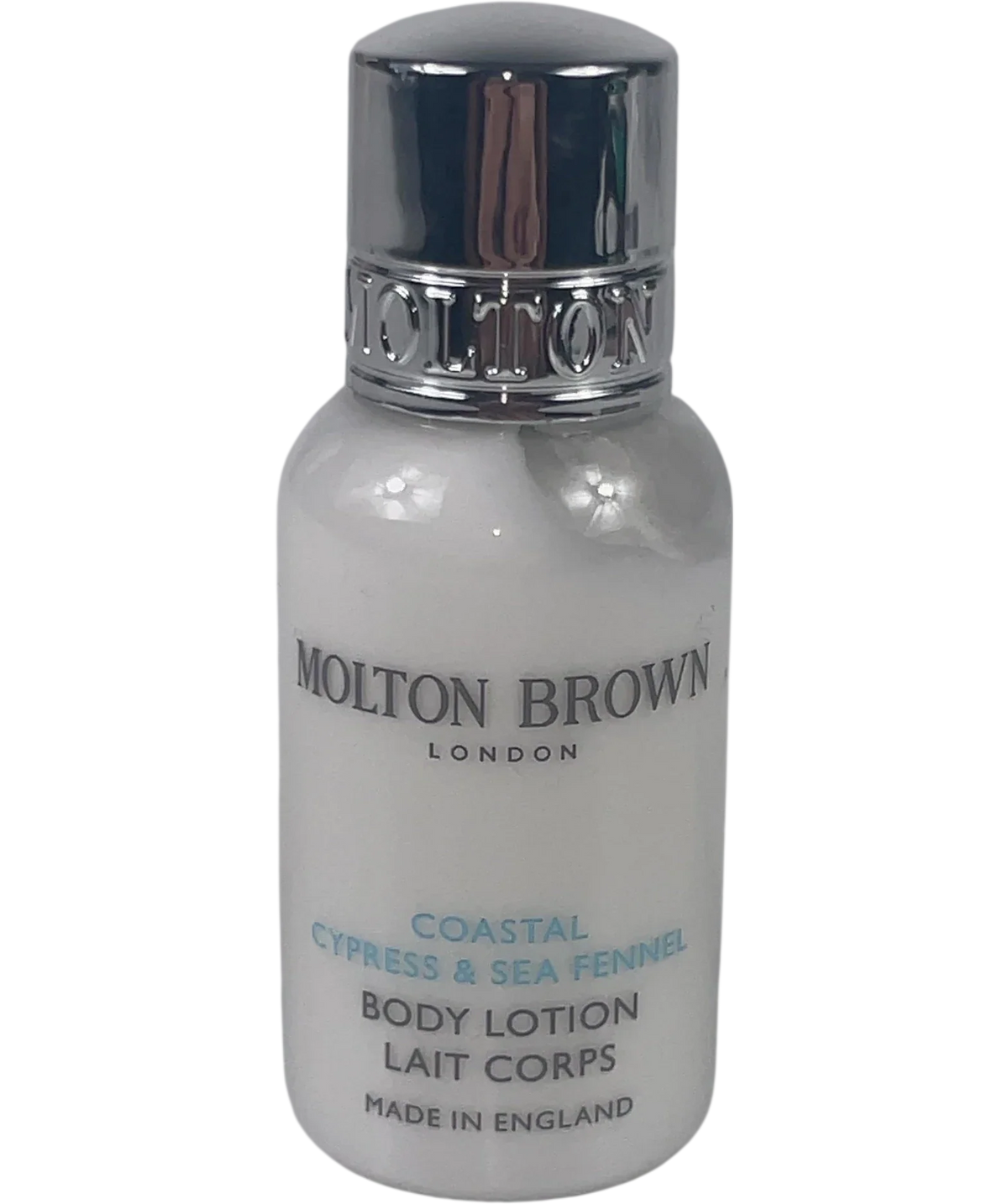 Molton Brown Coastal Cypress & Sea Fennel Body Lotion Travel Mini 30ml, size 30ml — front