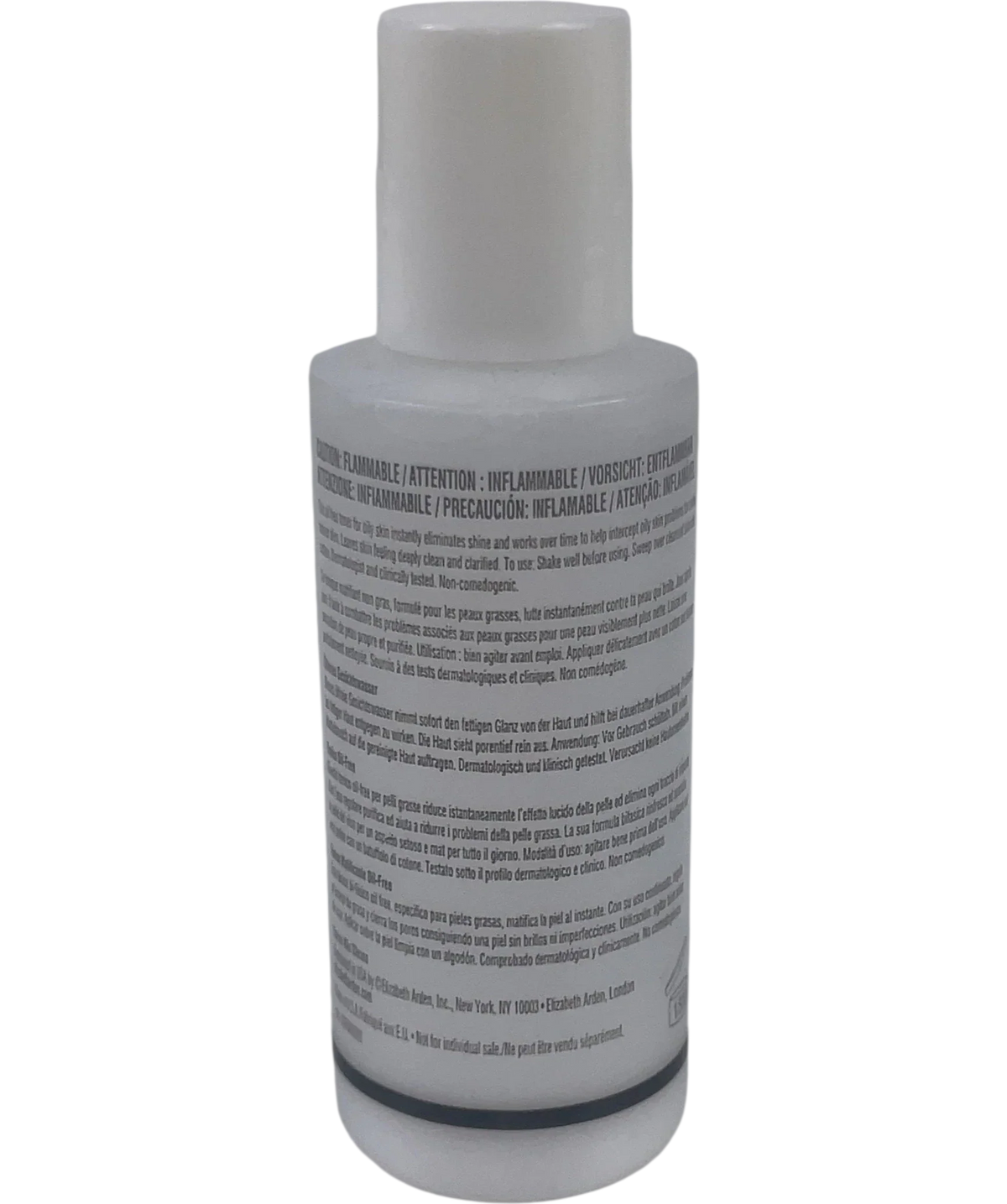 Elizabeth Arden Visible Difference Oil-Free Toner White, size 50ml — back