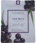 FOREO Acai Berry Smoothing Tencel Sheet Mask Purple, size 20g — front