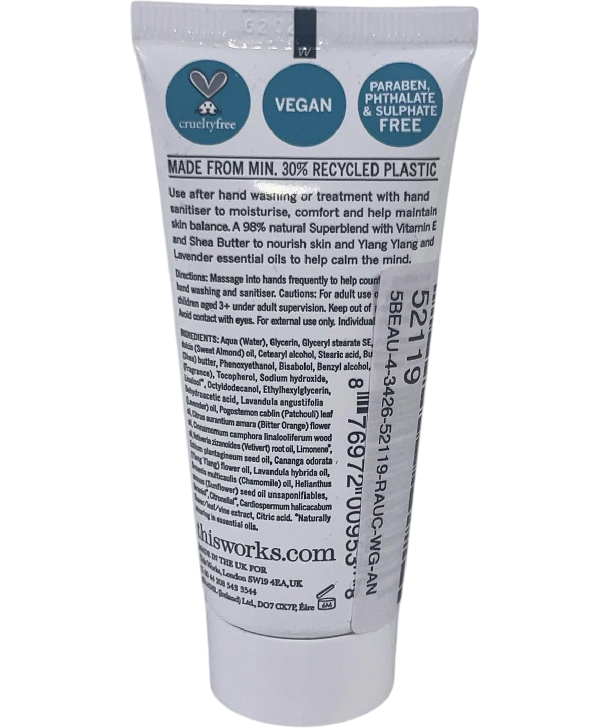 This Works stress check kind hands, size 30ml — back
