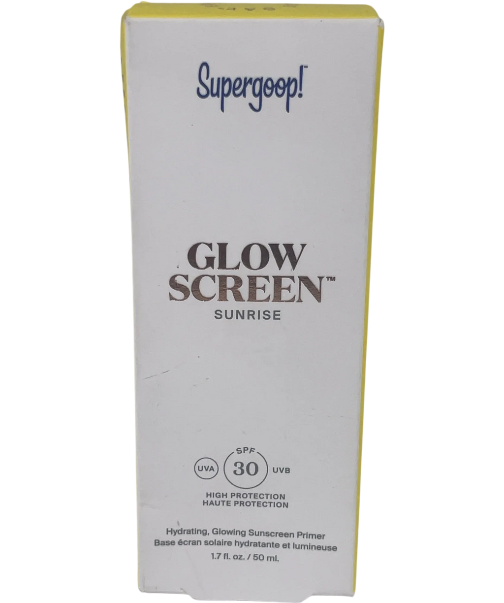 Supergoop Glowscreen Hydrating Glowing Sunscreen Primer Sunrise SPF 30, size 50ml — front