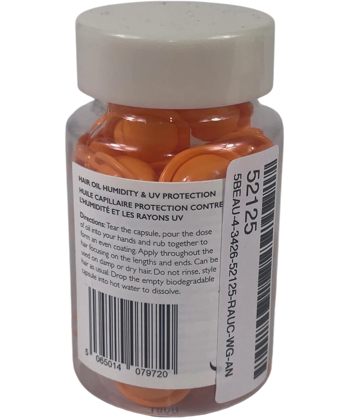 Rehab Sunshine Spritz Hair Oil + UV Protection Orange, size 30 x 1ml — back