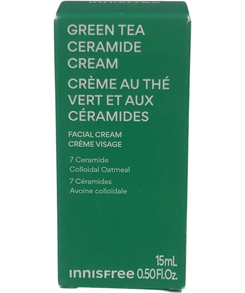Innisfree Green Tea Ceramide Cream, size 15ml — front