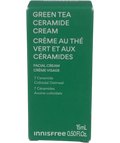 Innisfree Green Tea Ceramide Cream, size 15ml — front