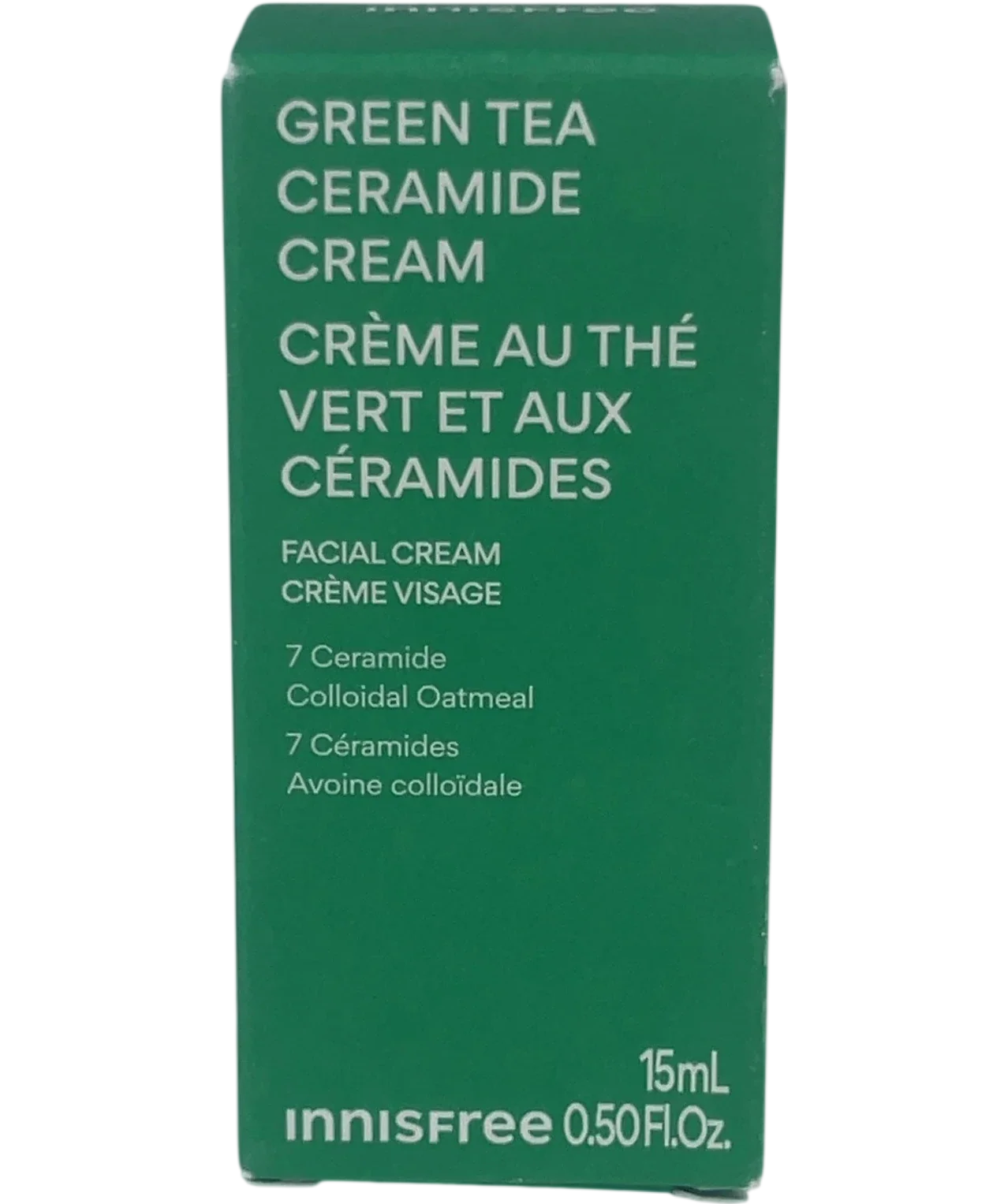 Innisfree Green Tea Ceramide Cream, size 15ml — front