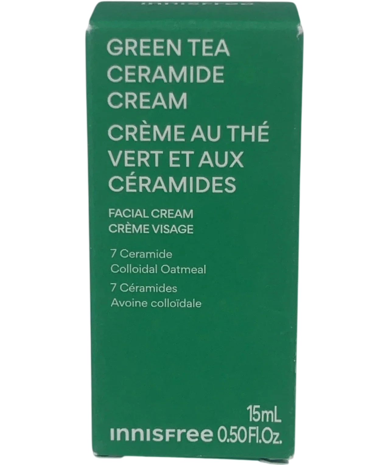 Innisfree Green Tea Ceramide Cream, size 15ml — front