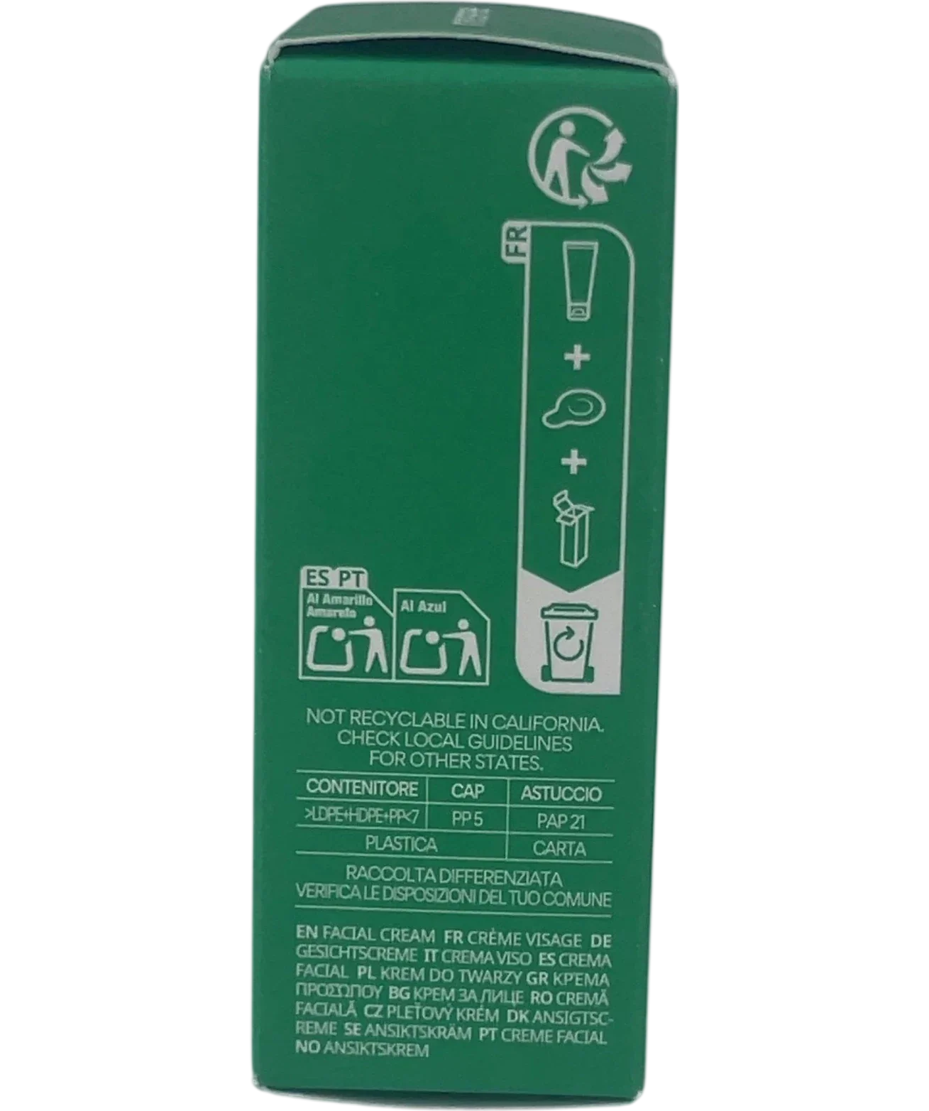 Innisfree Green Tea Ceramide Cream, size 15ml — back
