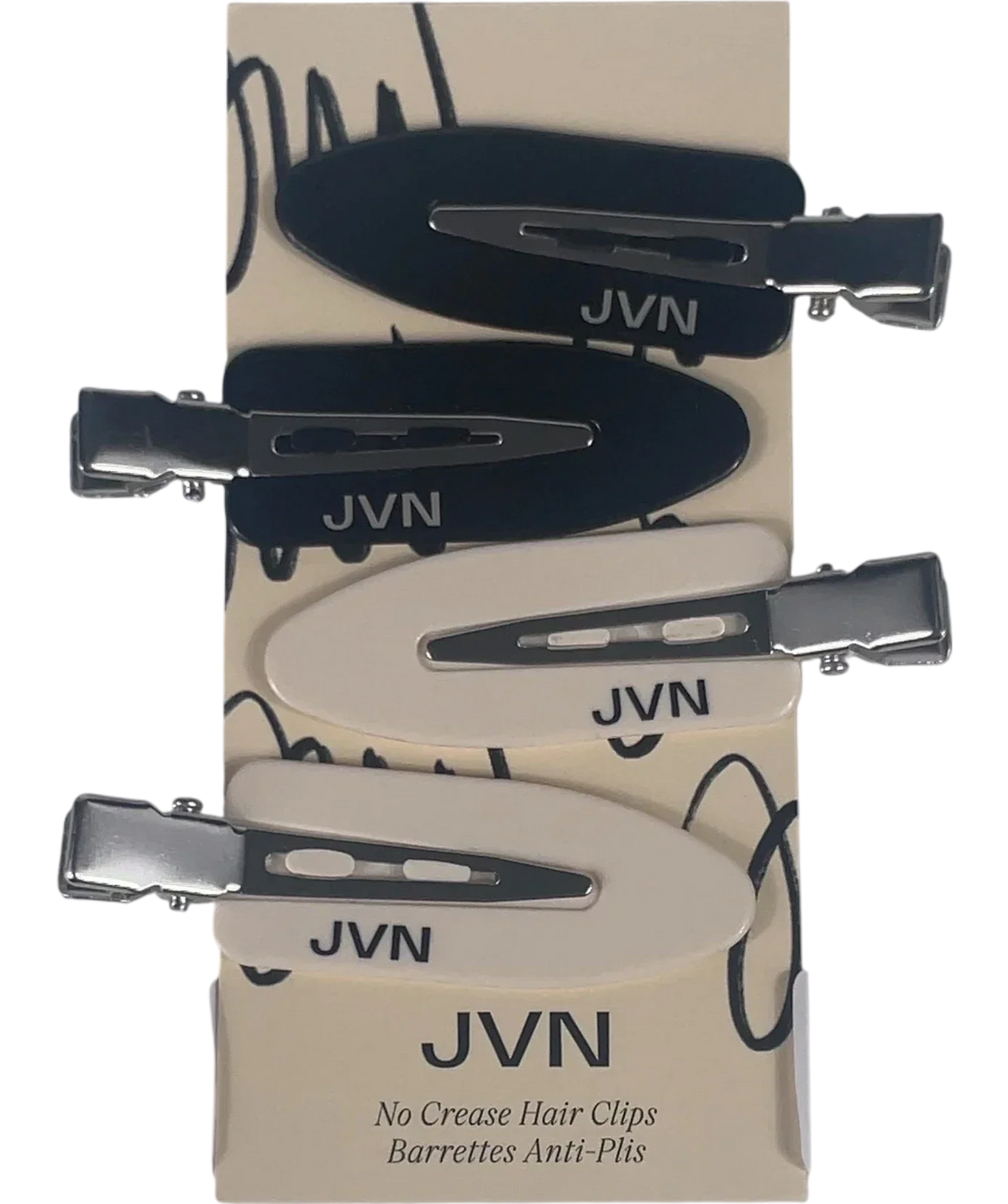 JVN Anti Creas Soft Hold Hair Cli Set — front