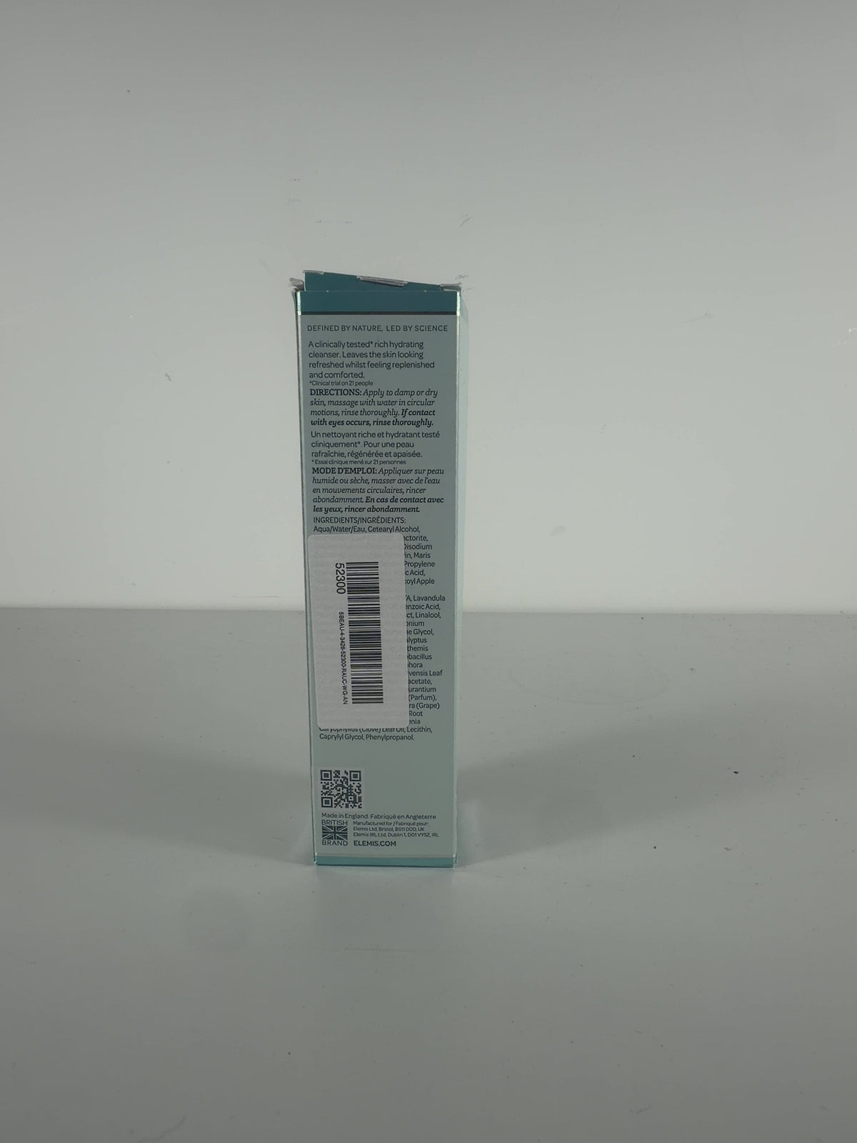 Elemis Pro-Collagen Hydrating Cleansing Mousse, size 125ml — back