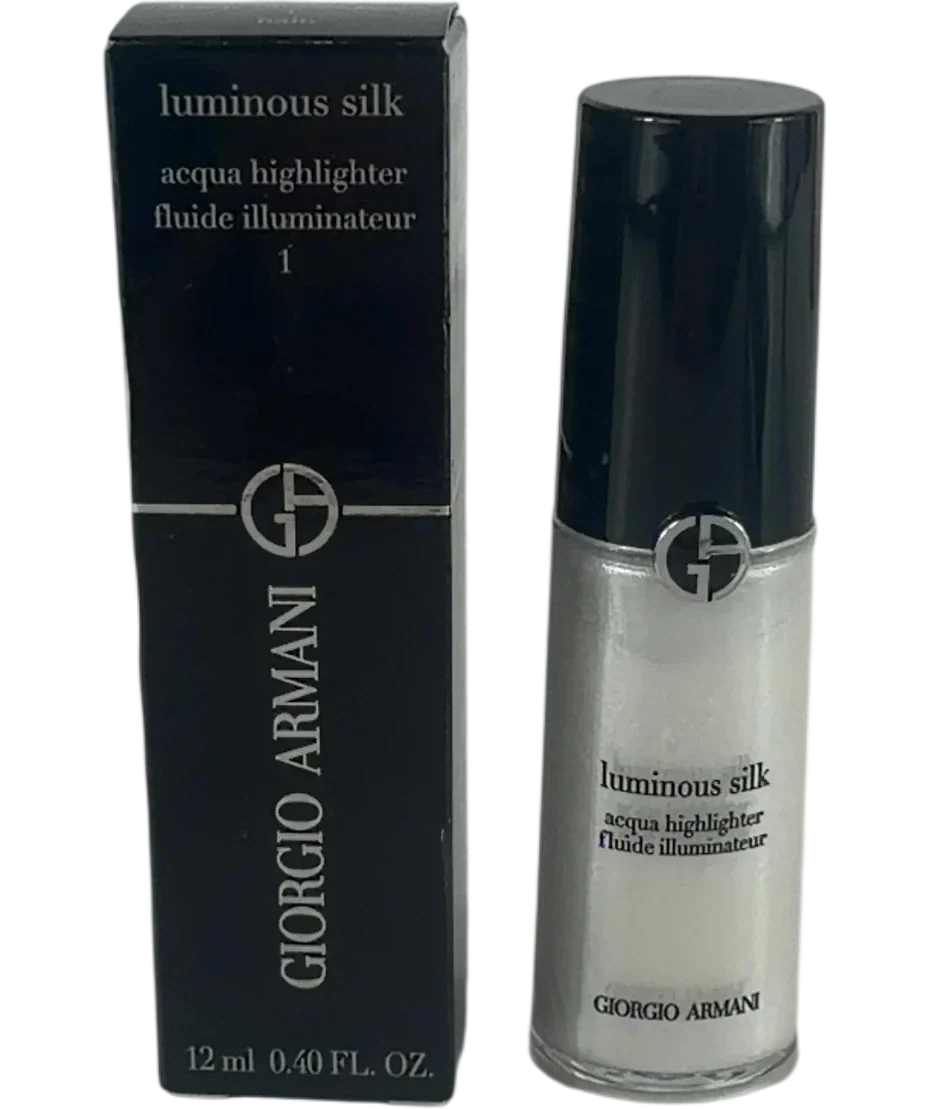 Giorgio Armani 1 Luminous Silk Acqua HighlighteR, size 12ml — front
