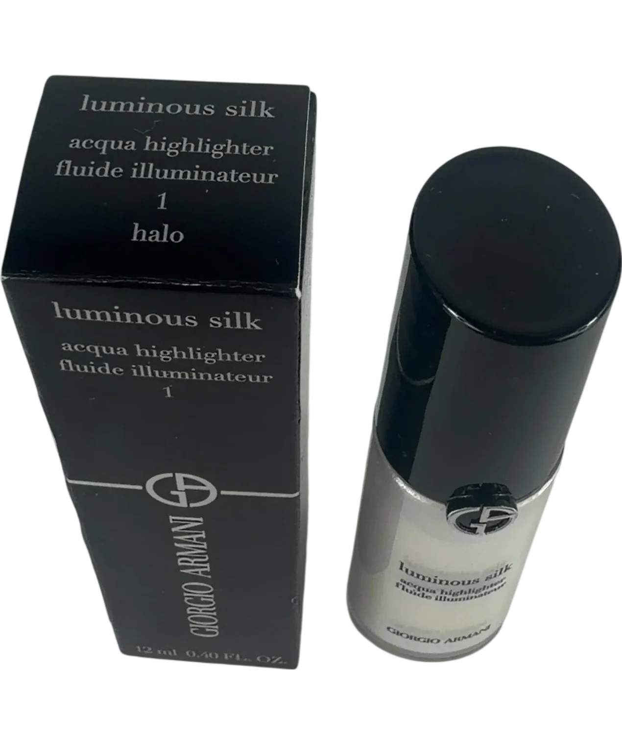 Giorgio Armani 1 Luminous Silk Acqua HighlighteR, size 12ml — back