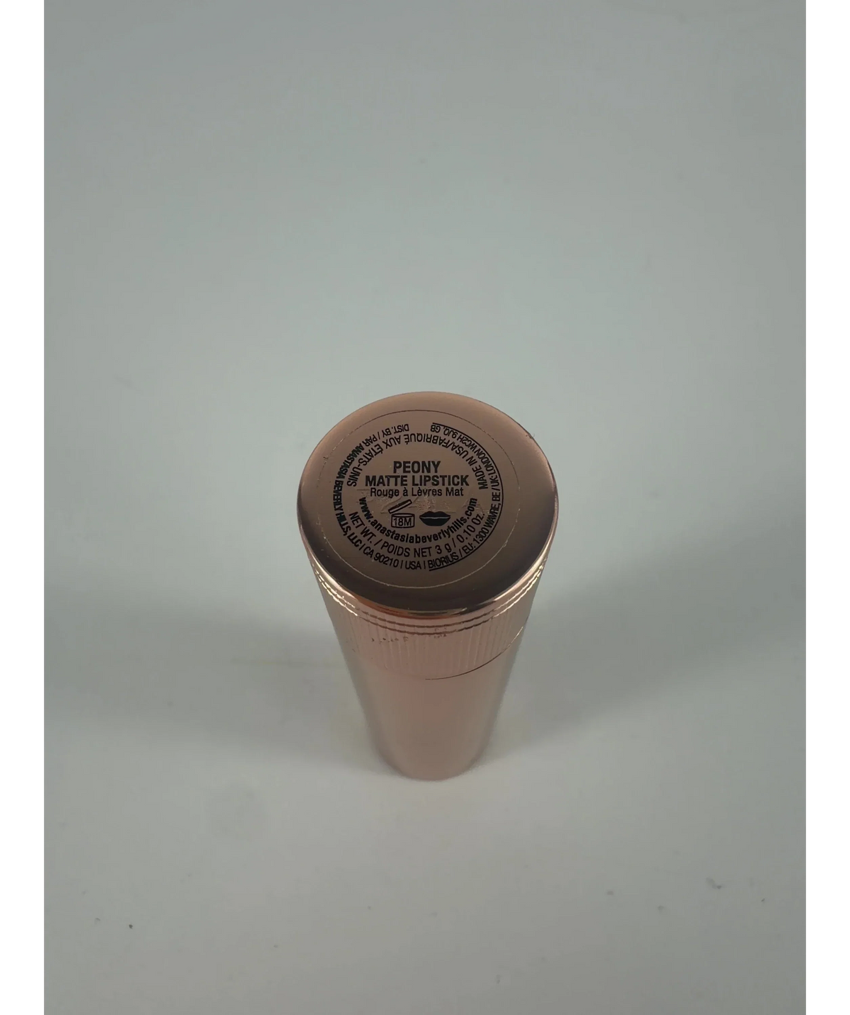 Anastasia Beverly Hills peony QC Anastasia Beverly Hills Matte & Satin Velvet Lipstick, size 3g — detail