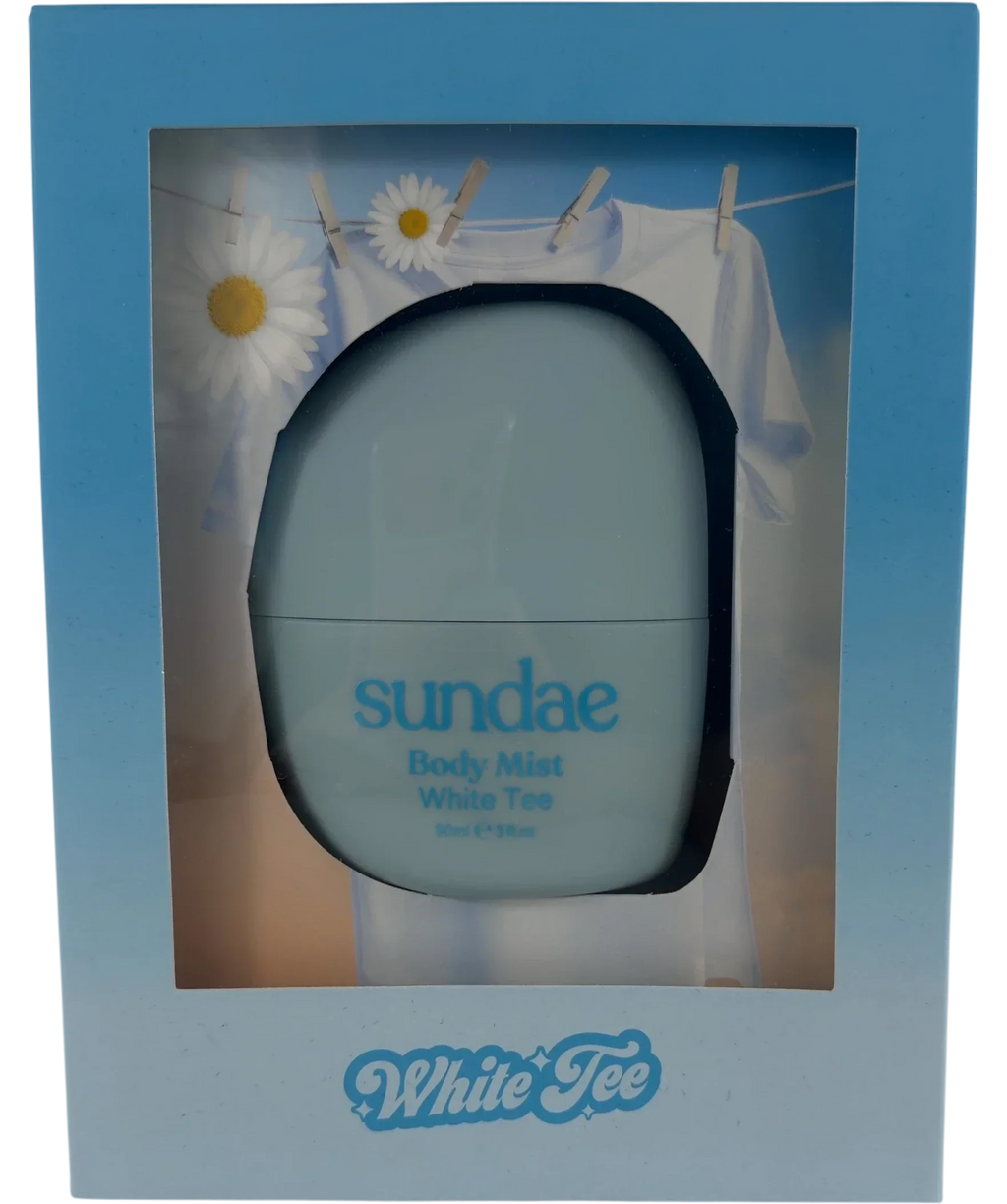 SUNDAE Body Mist White Tee, size 90ml — front