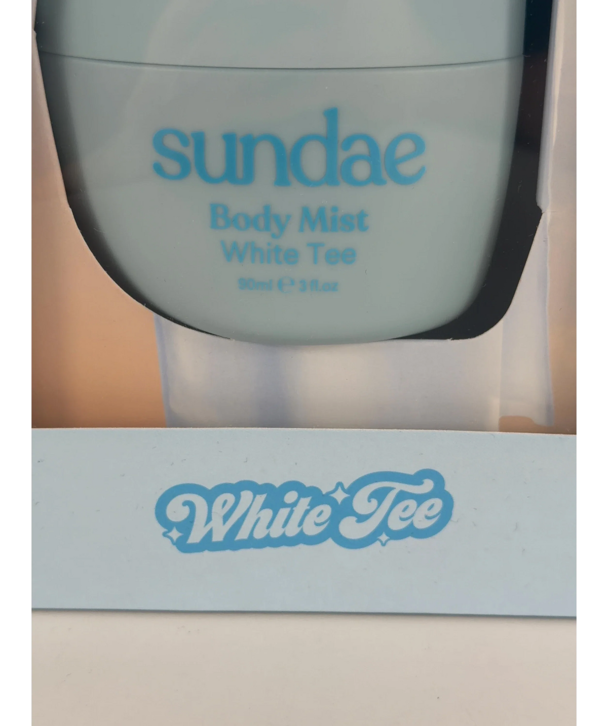 SUNDAE Body Mist White Tee 90ml — Batch number or expiry date