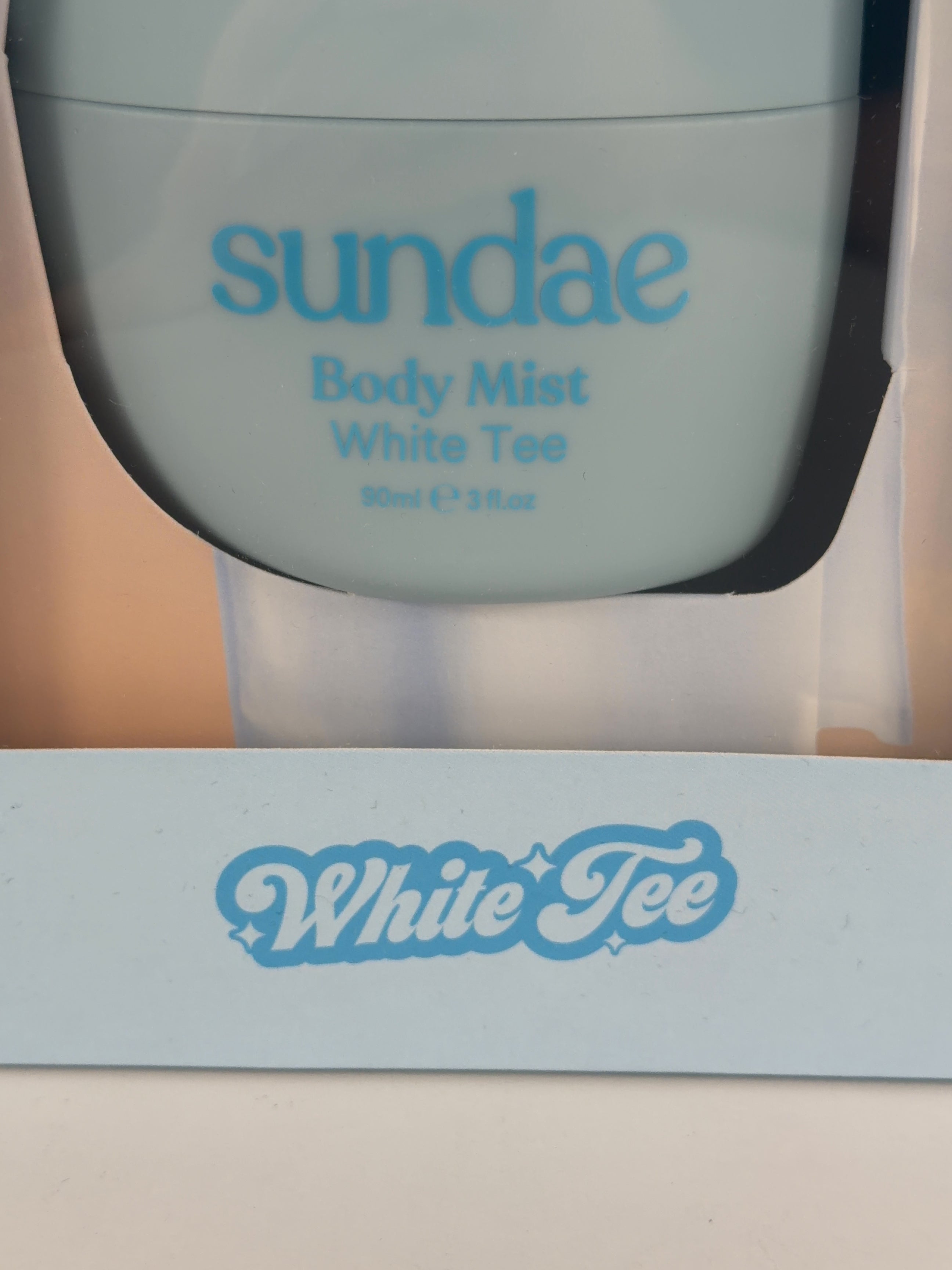 SUNDAE Body Mist White Tee, size 90ml — detail