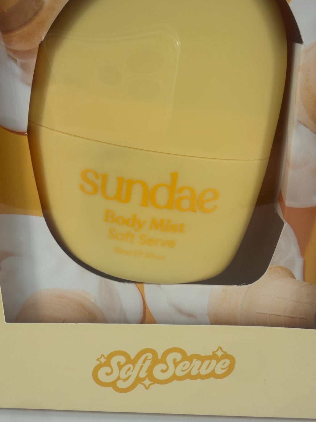 SUNDAE Body Mist Soft Serve, size 90ml — detail