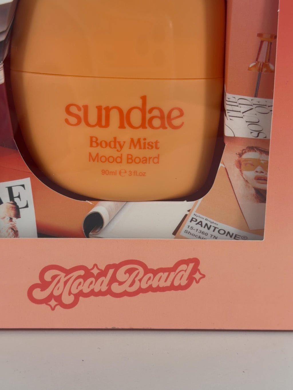 SUNDAE Body Mist Mood Board, size 90ml — detail