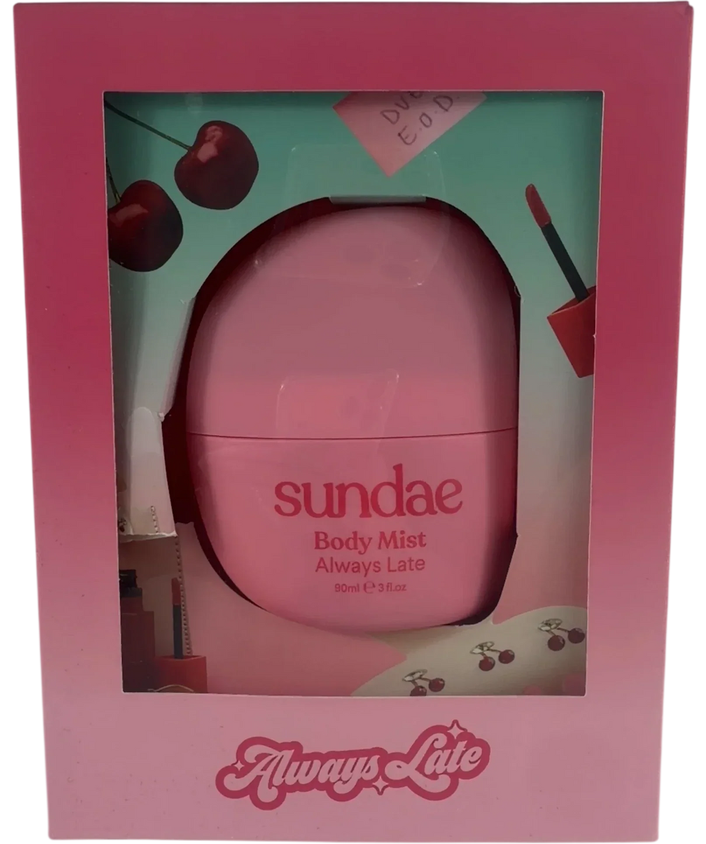 SUNDAE Body Mist Always Late, size 90ml — front
