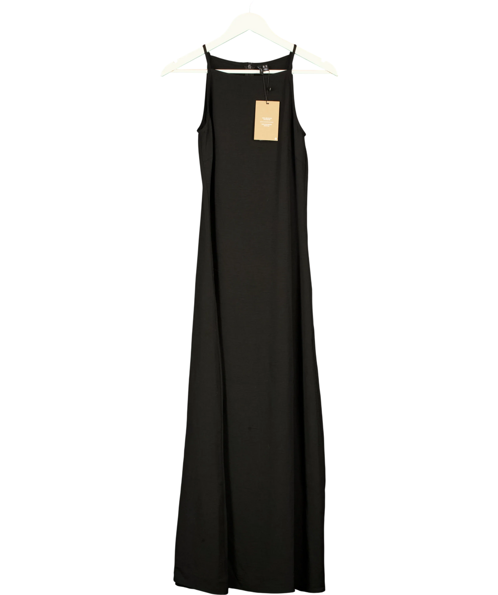 Vero Moda Black VMMATHILDA Long Dress, size UK XS — front