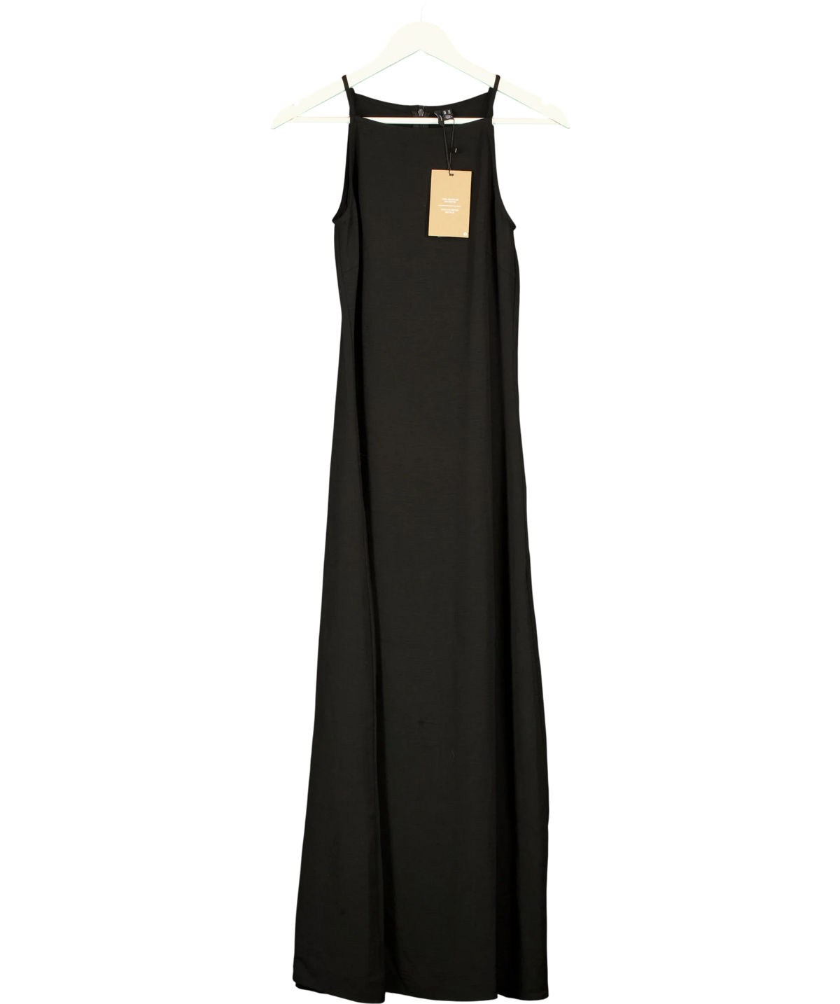 Vero Moda Black VMMATHILDA Long Dress, size UK XS — front