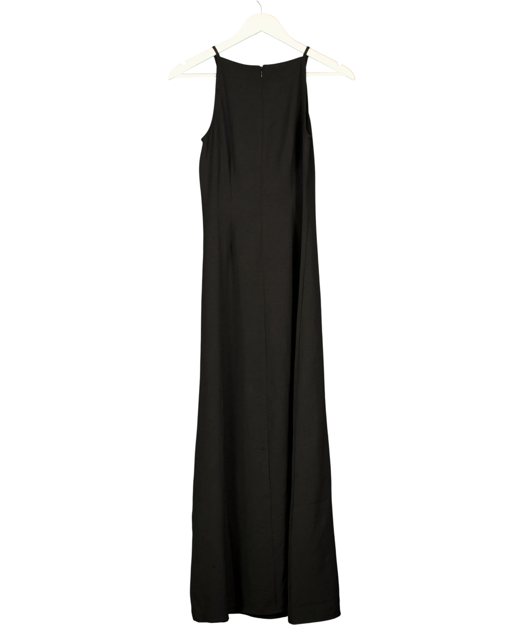 Vero Moda Black VMMATHILDA Long Dress, size UK XS — back