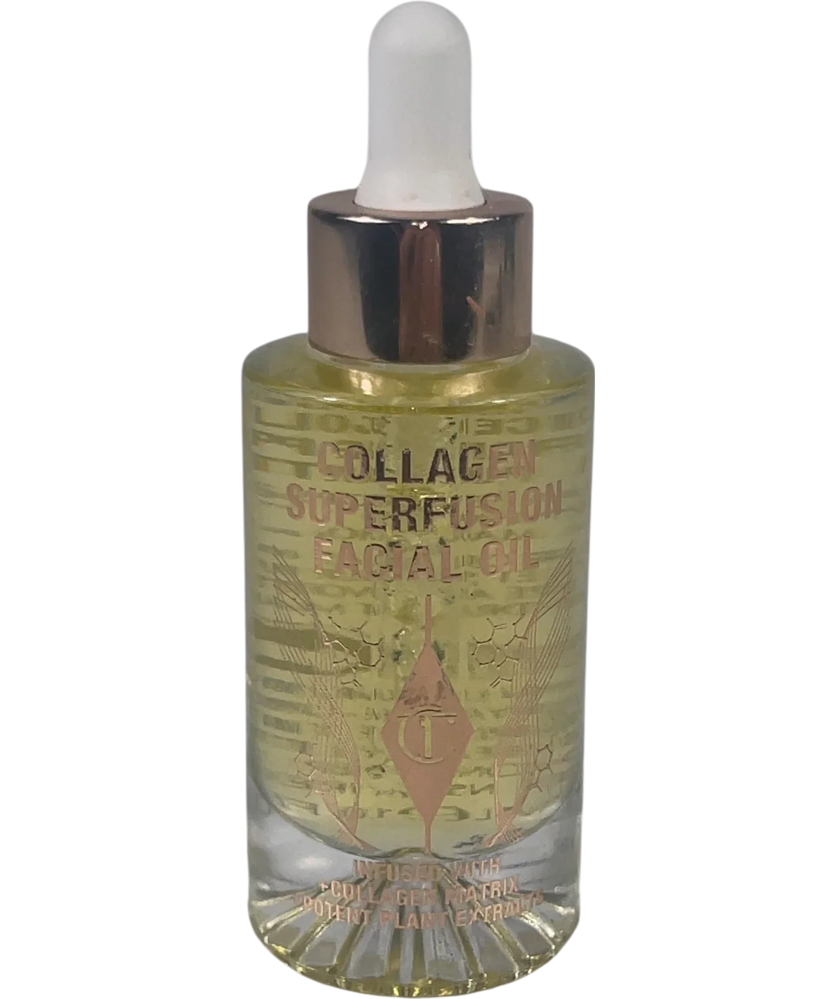 Charlotte Tilbury Collagen Superfusion Facial Oil Gold, size 30ml — front