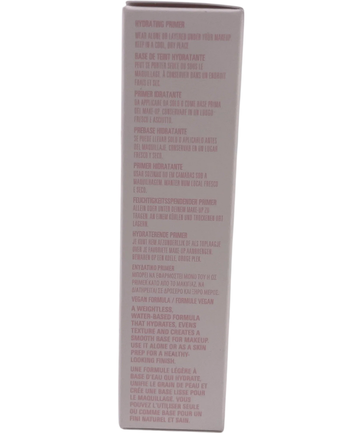Kylie Cosmetics y Kylie Jenner Supple Glaze Hydrating Primer, size 30ml — back