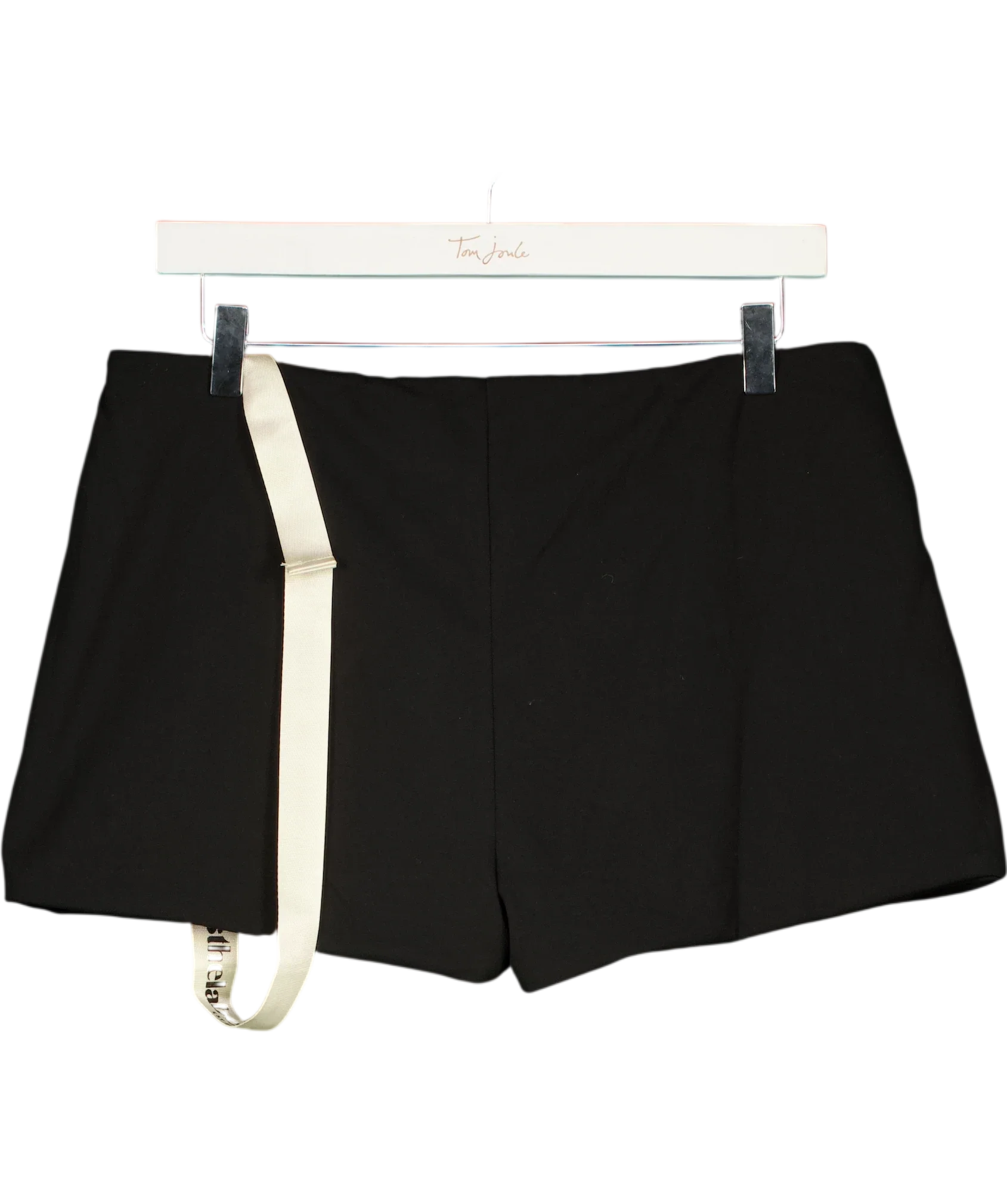 Mars the Label Black Black DOUBLE LAYER  Swim Shorts, size UK 16 — back