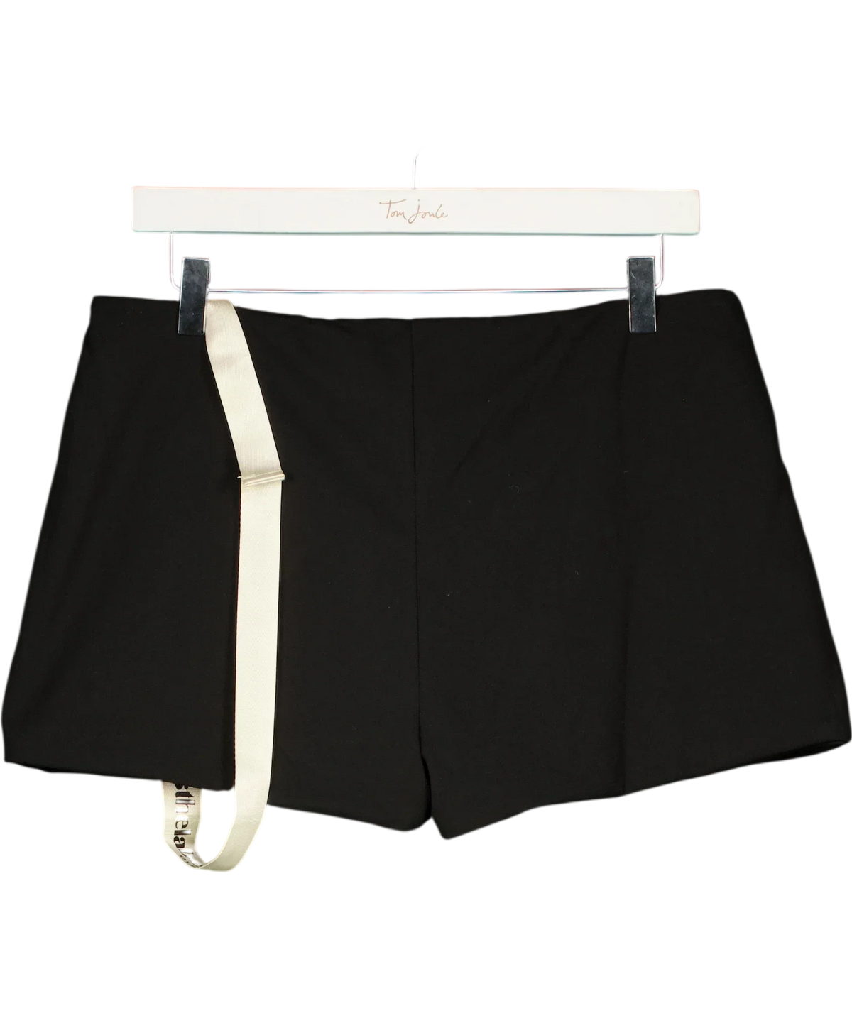 Mars the Label Black Black DOUBLE LAYER  Swim Shorts, size UK 16 — back