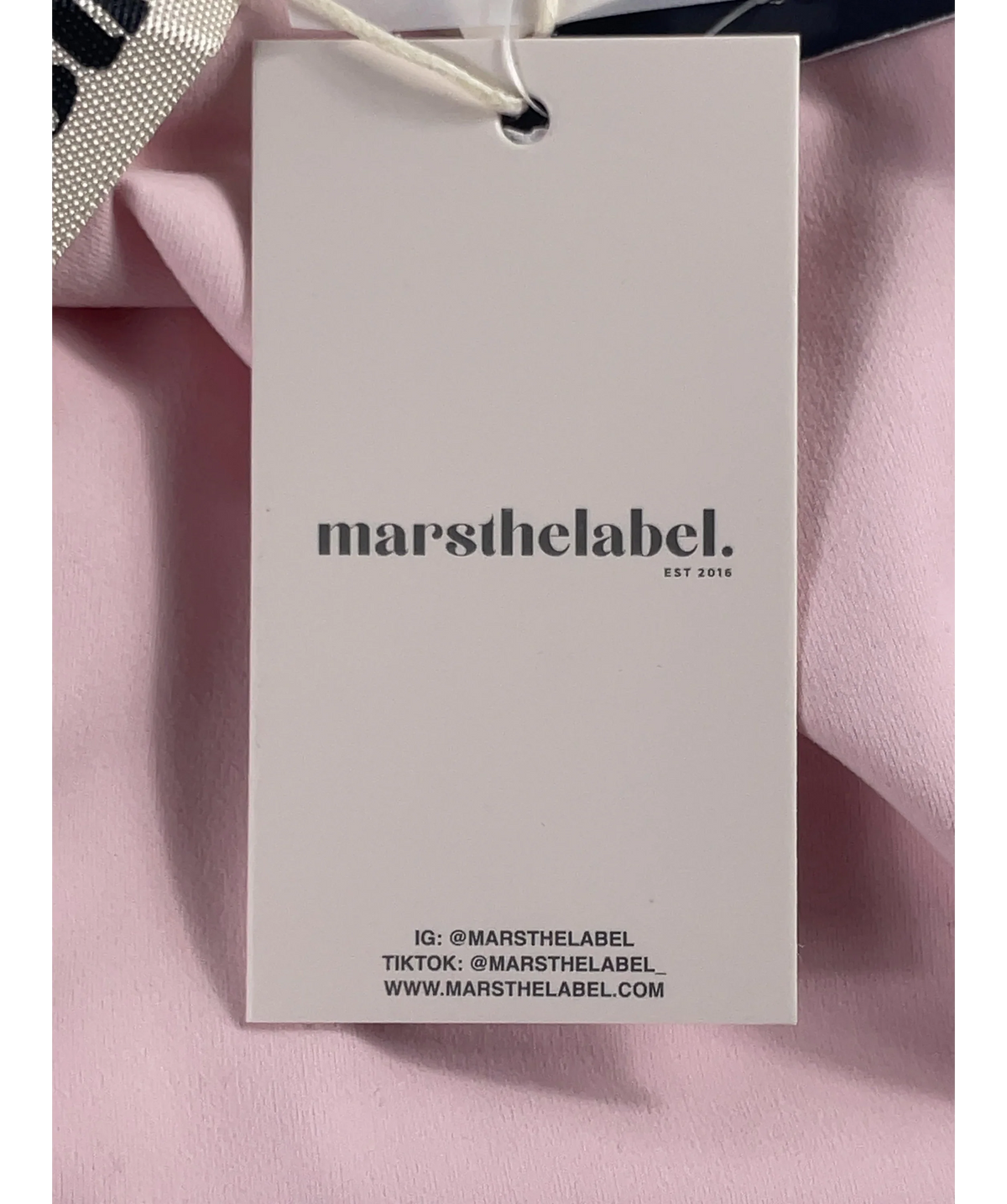 Mars the Label The Maryam Capri Leggings Baby Pink UK 16 — Brand