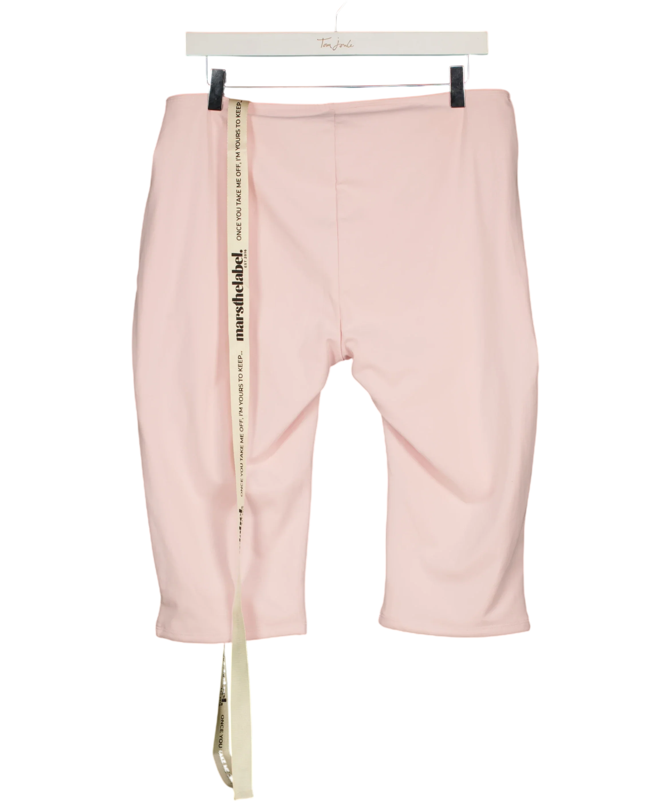 Mars the Label Pink The Maryam Capri Leggings Baby Pink, size UK 16 — back