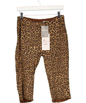 OH POLLY Orange Marlie Modal Capri Leggings Leopard UK XL