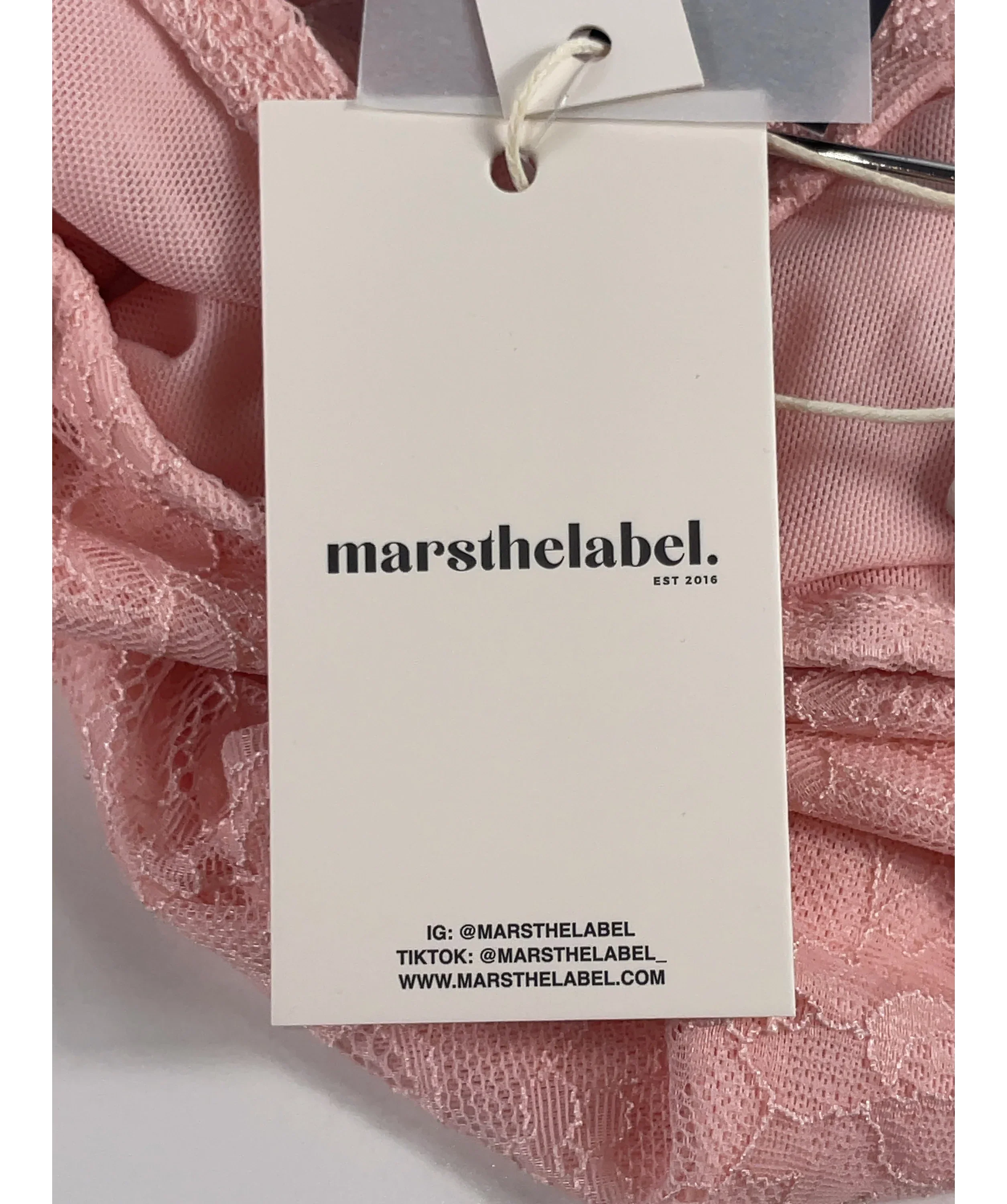 Mars the Label Pink Womens (Girls), size UK 18 — detail