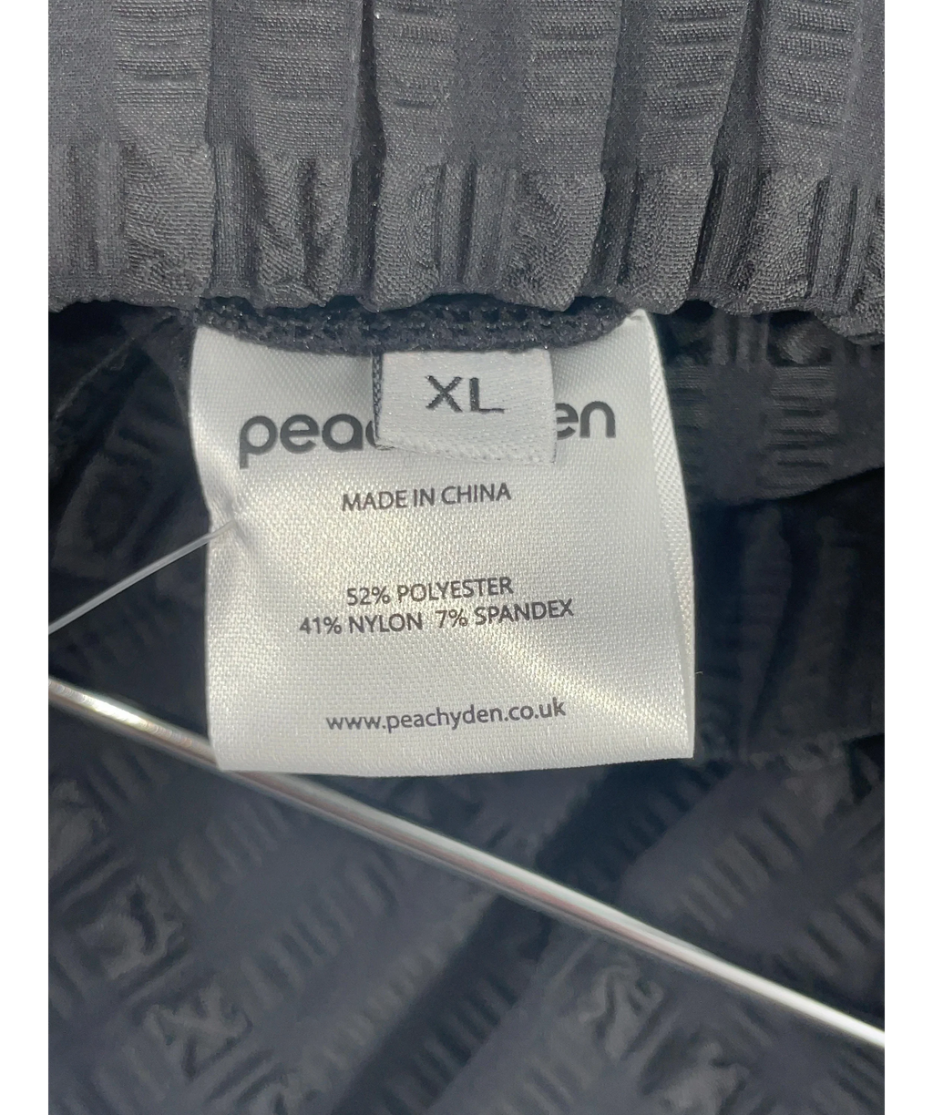 PEACHY DEN Black Cindy Capris Black XL, size UK 18 — label